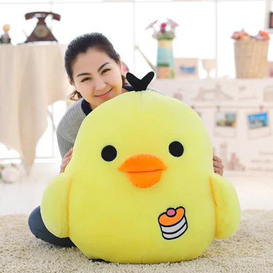 Yellow Chick Plush Chicken Kiiroitori Rilakkuma Chicken Stuffed Toy Animals - Tophatter Daily Deals