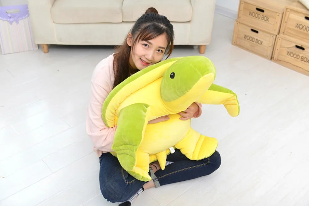 Large Green Turtle Sleeping Pillow Plush Toy Animals - Tophatter Daily Deals