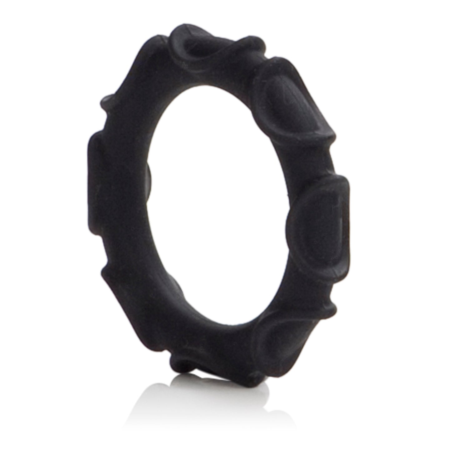 Atlas Black Silicone Cock Ring for Comfort and Stamina > Cock Ring > Single - Tophatter Daily Deals