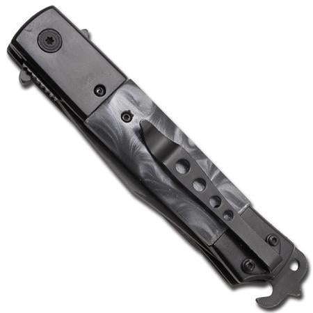 Hidden Release Dual Action Automatic Knife Tanto Ser - Vengence Knife-Auto - Tophatter Daily Deals