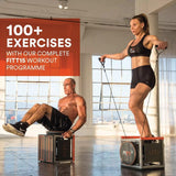 Interval Training Rowing Machine - FITT Cube Transformational Fitness Tool for Total-Body Workout. High Intensity Interval Training Machine Exercise & Fitness - Tophatter Daily Deals