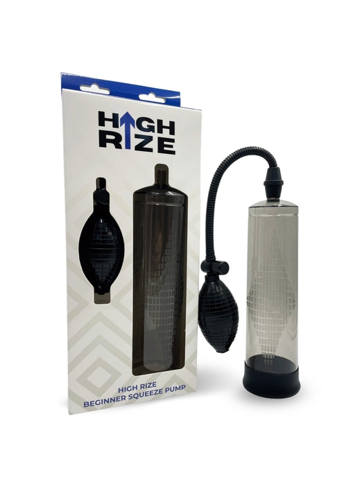 High Rize Beginner Squeeze Pump Smoke Color Medical Grade Silicone and ABS Plastic > Pumps > Penis Pumps - Tophatter Daily Deals