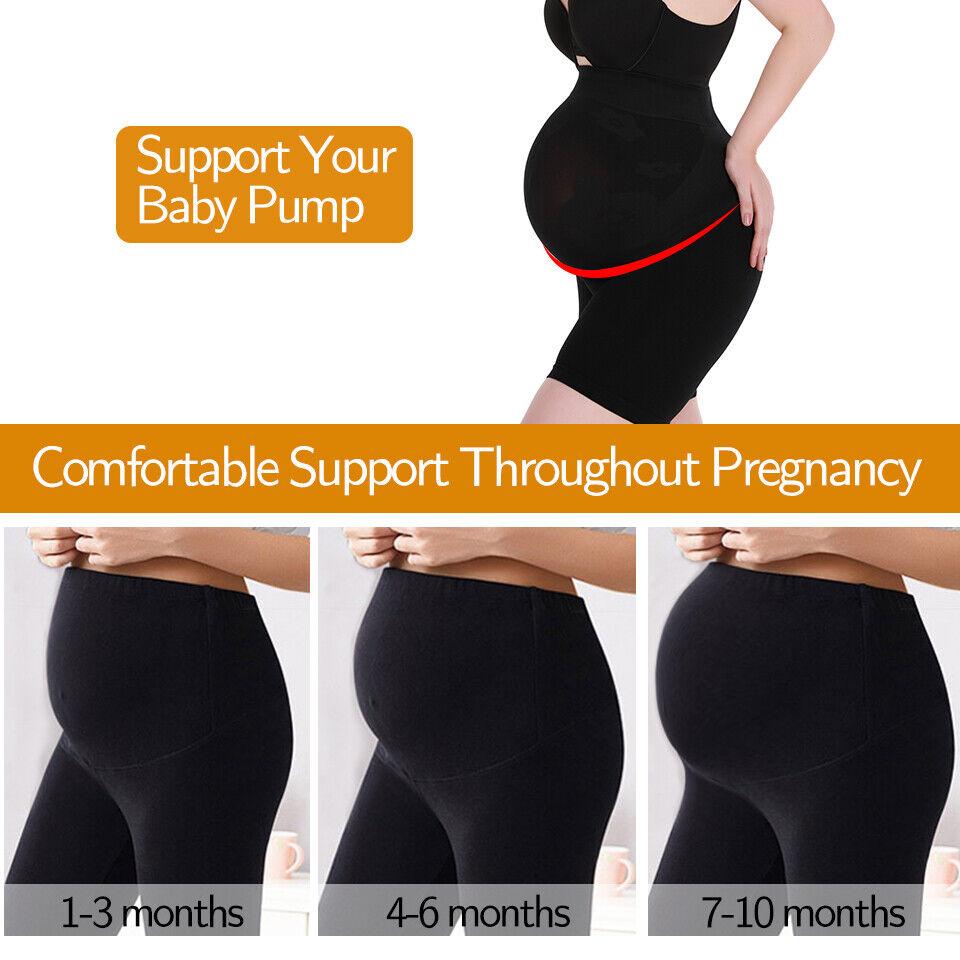 Bump Support Knickers - Women Maternity High Waist Underwear Pregnancy Seamless Belly Support Panties UK Clothing - Tophatter Daily Deals