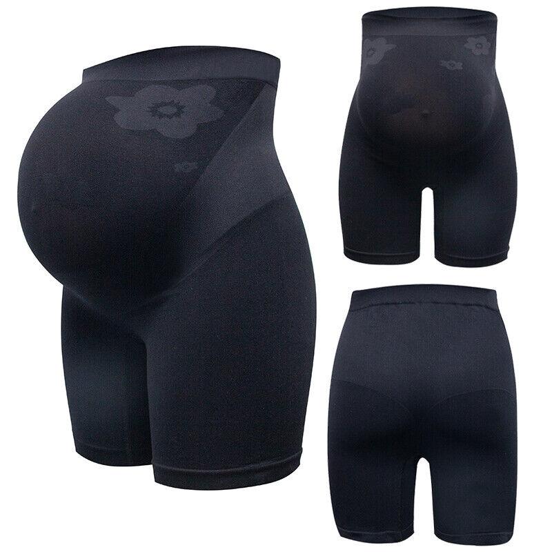 Bump Support Knickers - Women Maternity High Waist Underwear Pregnancy Seamless Belly Support Panties UK Black Clothing - Tophatter Daily Deals