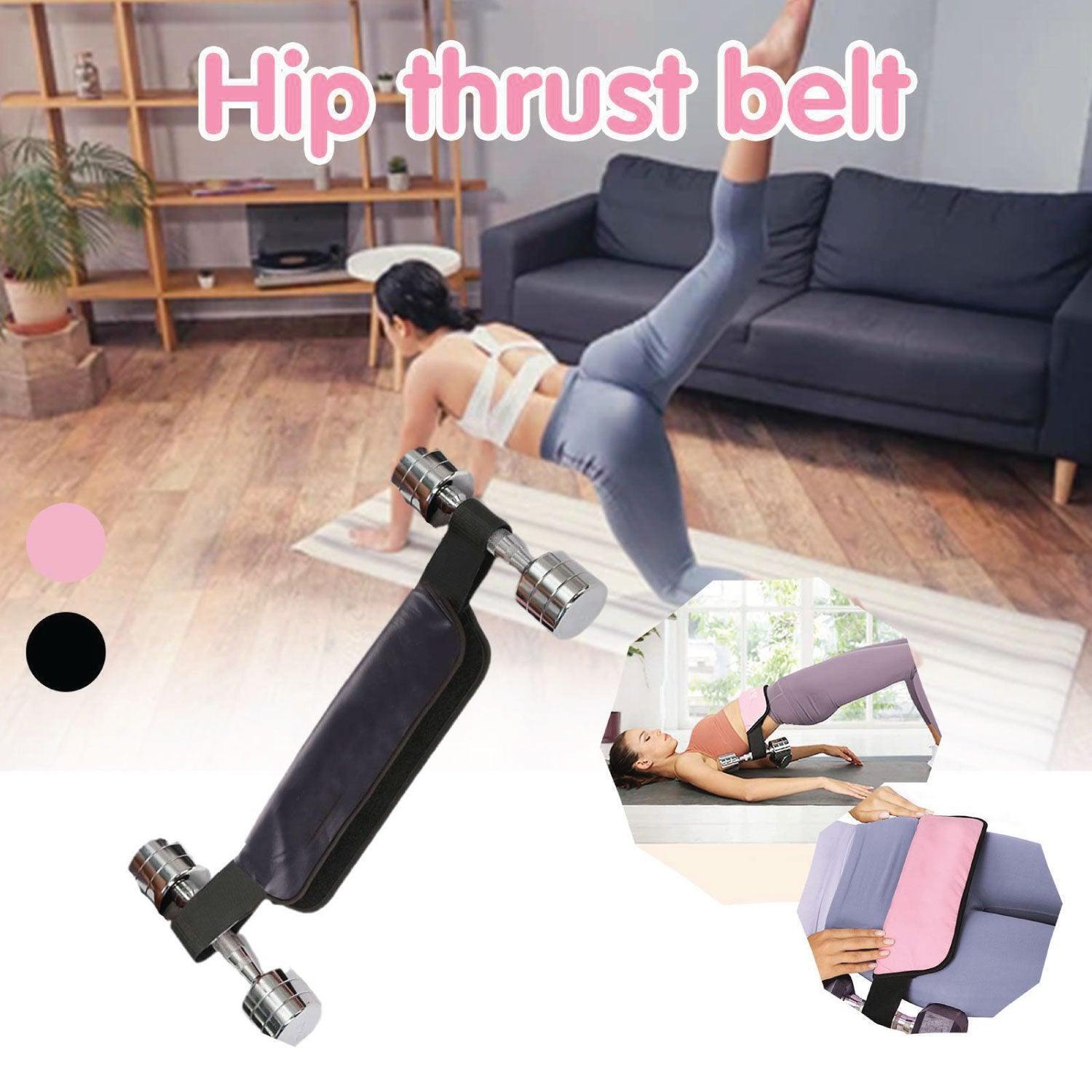 Hip Thrust Belt For Dumbbells - Booty Bands Belt For Hip Thrust, Kettlebells Hip Thrusts Pad For Lunges Reverse Squat Fitness - Tophatter Daily Deals
