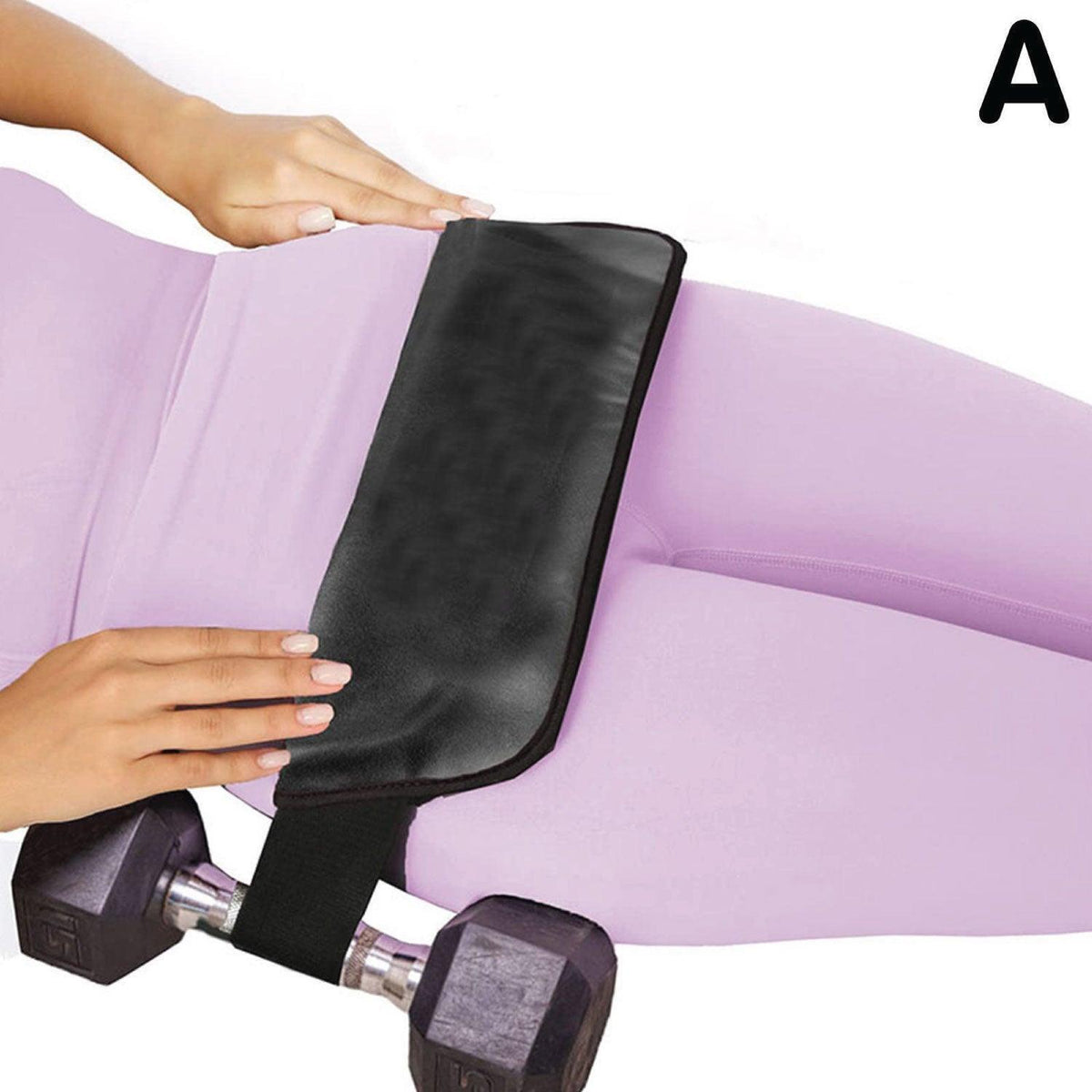 Hip Thrust Belt For Dumbbells - Booty Bands Belt For Hip Thrust, Kettlebells Hip Thrusts Pad For Lunges Reverse Squat Fitness - Tophatter Daily Deals