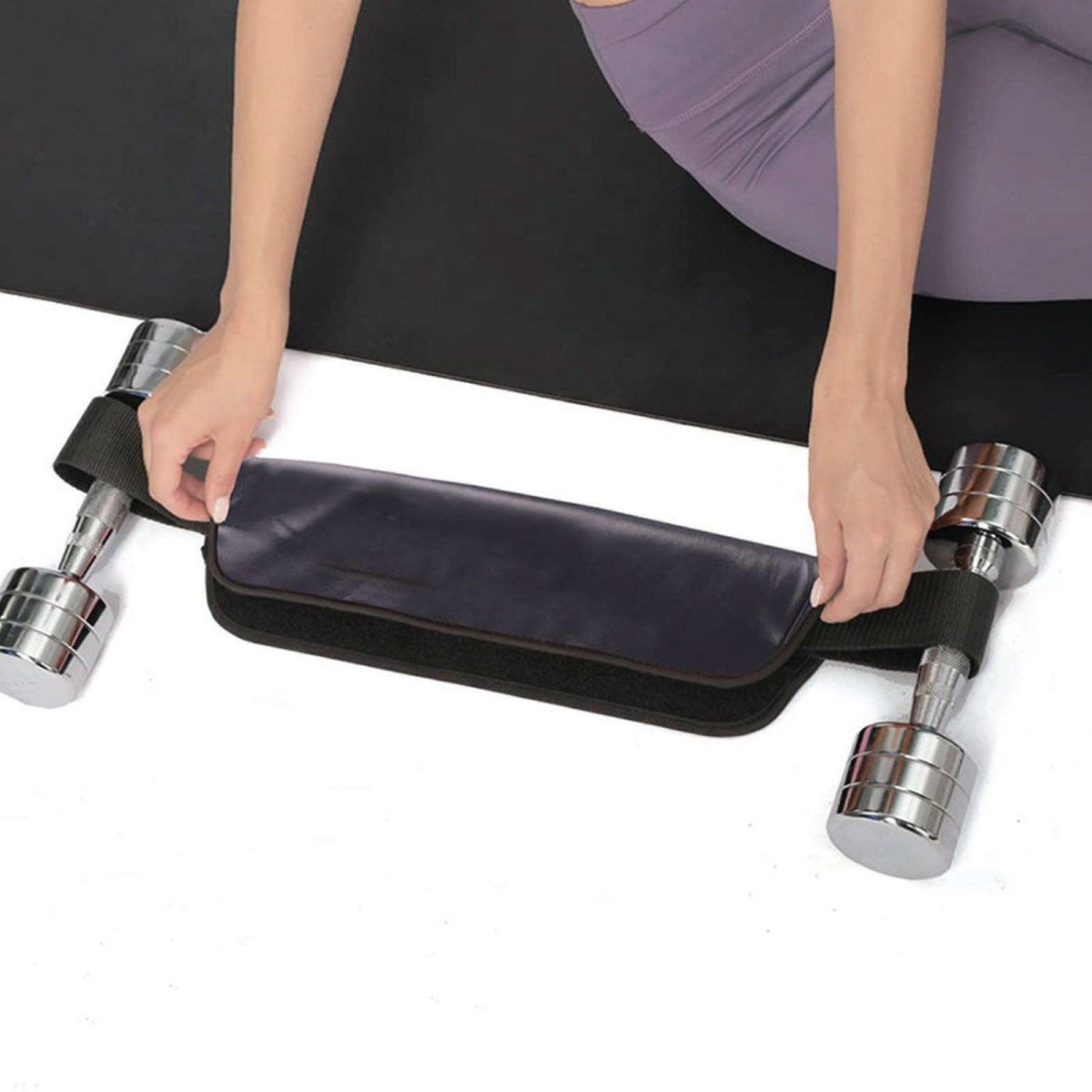 Hip Thrust Belt For Dumbbells - Booty Bands Belt For Hip Thrust, Kettlebells Hip Thrusts Pad For Lunges Reverse Squat Fitness - Tophatter Daily Deals