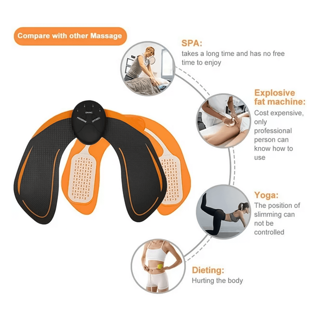 Ems Hip Trainer - Butt Lift Stimulator Butt Trainer Gluteus Buttock Bum Push Up Massager Toner Health & Beauty - Tophatter Daily Deals