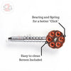 Six Shooter Rotating Revolver Smoking Bullet Metal Pipe w/ Grinder - V3 Smoking Accessories - Tophatter Daily Deals