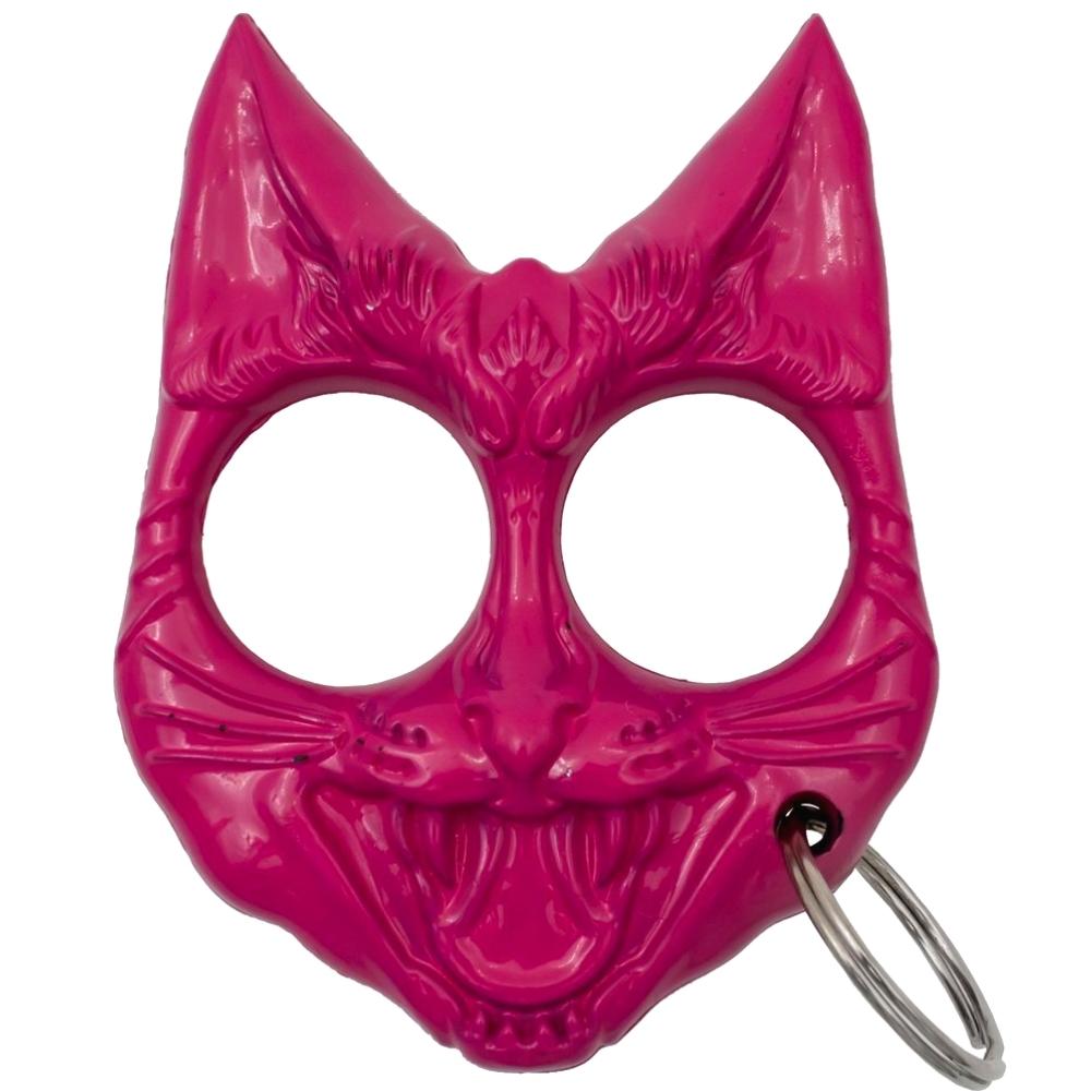 Hiss and Hurt Self-Defense Cat Keychain Magenta Impact Self Defense - Tophatter Daily Deals