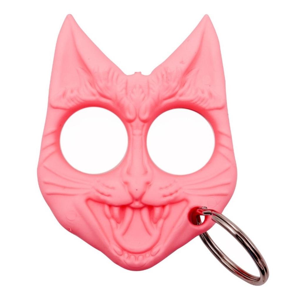 Hiss and Hurt Self-Defense Cat Keychain Pink Impact Self Defense - Tophatter Daily Deals