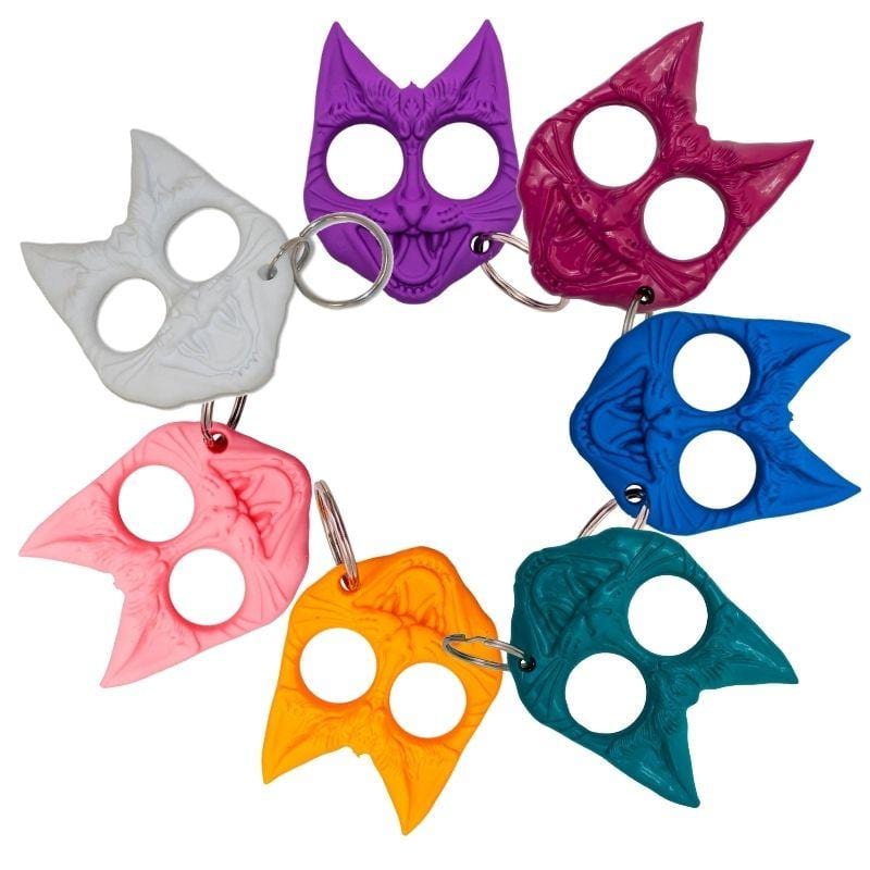 Hiss and Hurt Self-Defense Cat Keychain Impact Self Defense - Tophatter Daily Deals