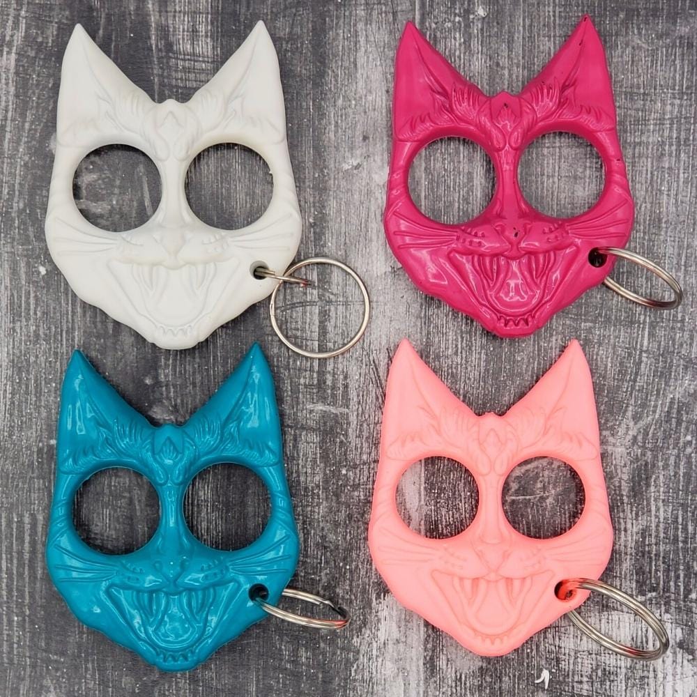 Hiss and Hurt Self-Defense Cat Keychain Impact Self Defense - Tophatter Daily Deals