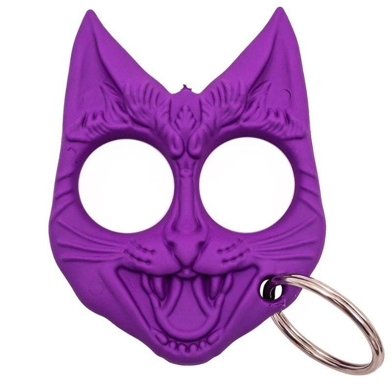 Hiss and Hurt Self-Defense Cat Keychain Purple Impact Self Defense - Tophatter Daily Deals