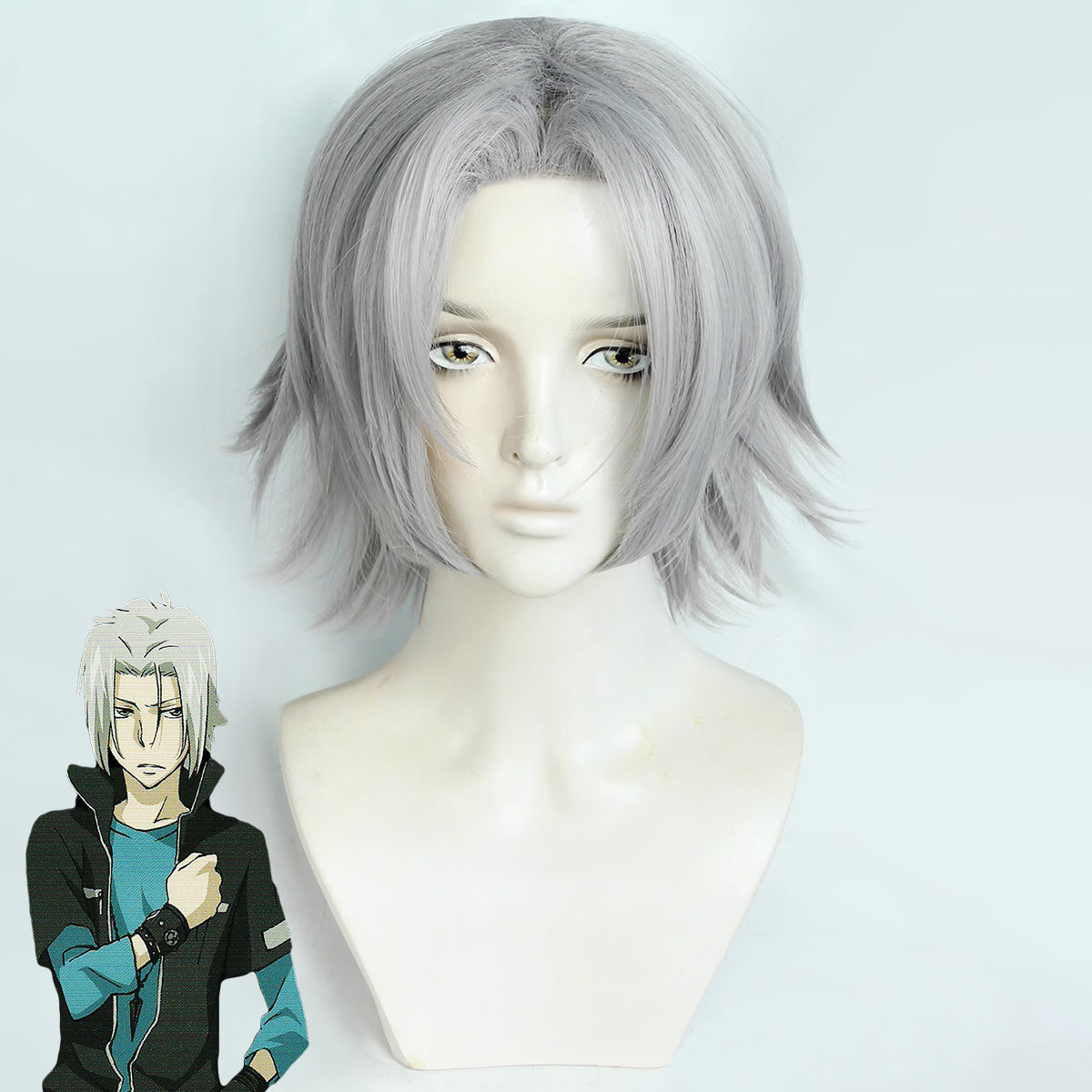 Hitman Reborn Gokudera Hayato Grey Cosplay Wig Wig - Tophatter Daily Deals