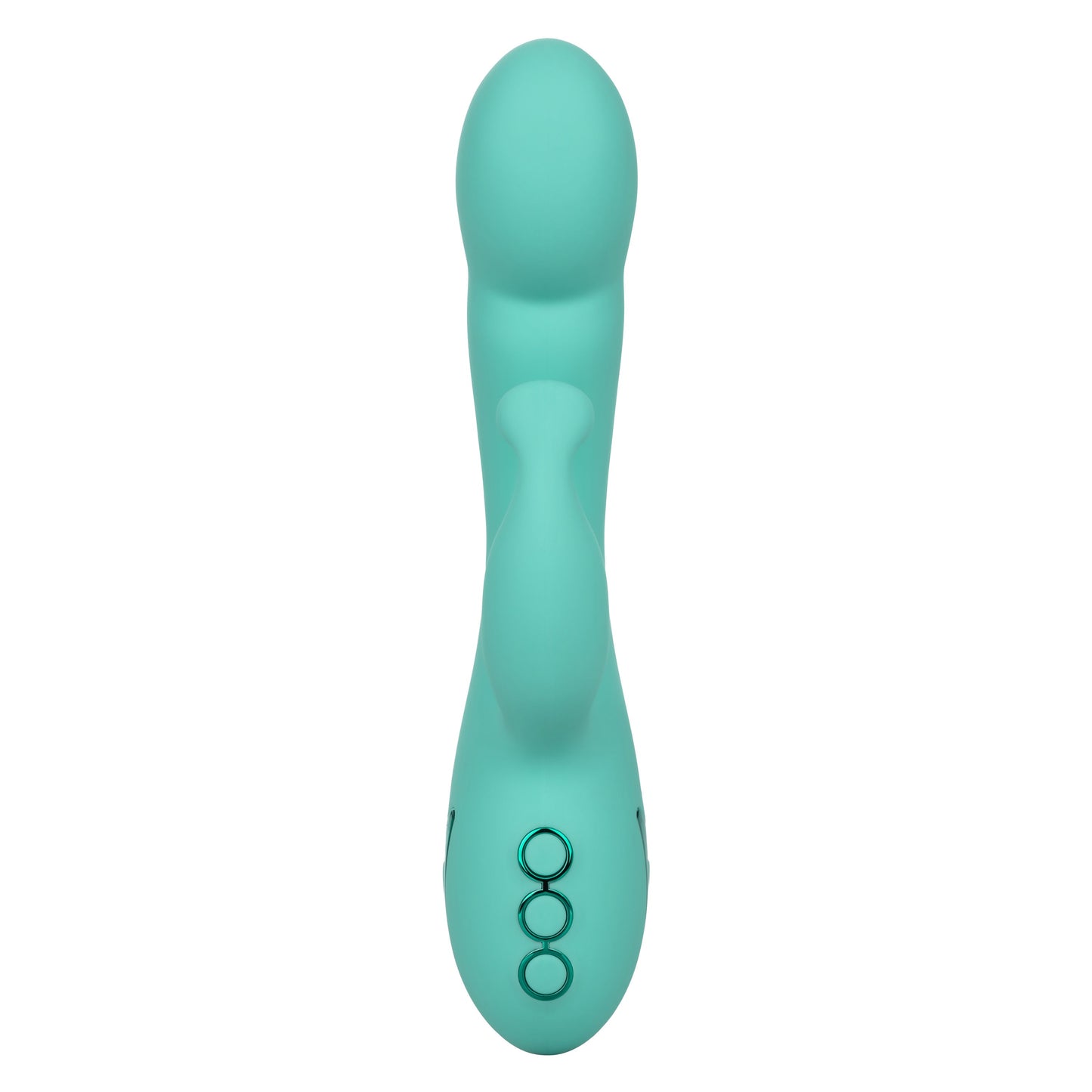 California Dreaming Tahoe Temptation Silicone Massager in Aqua Blue with Dual Vibration and Pinpoint Teaser > Vibrators > Ladies > Rabbit - Tophatter Daily Deals