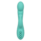 California Dreaming Tahoe Temptation Silicone Massager in Aqua Blue with Dual Vibration and Pinpoint Teaser > Vibrators > Ladies > Rabbit - Tophatter Daily Deals