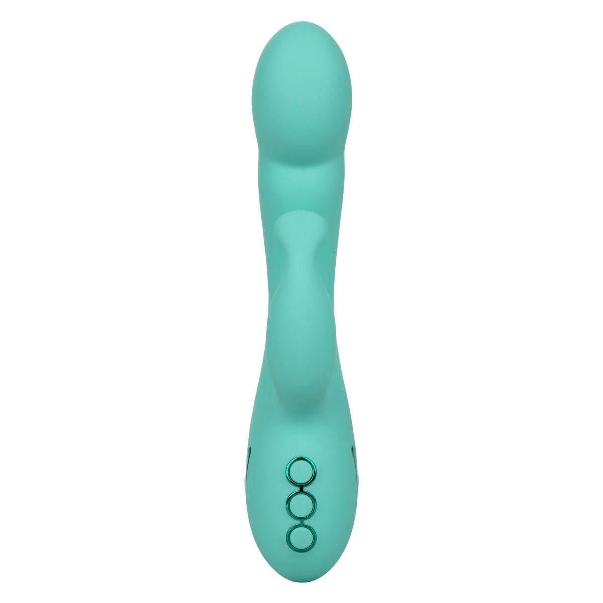 California Dreaming Tahoe Temptation Silicone Massager in Aqua Blue with Dual Vibration and Pinpoint Teaser > Vibrators > Ladies > Rabbit - Tophatter Daily Deals