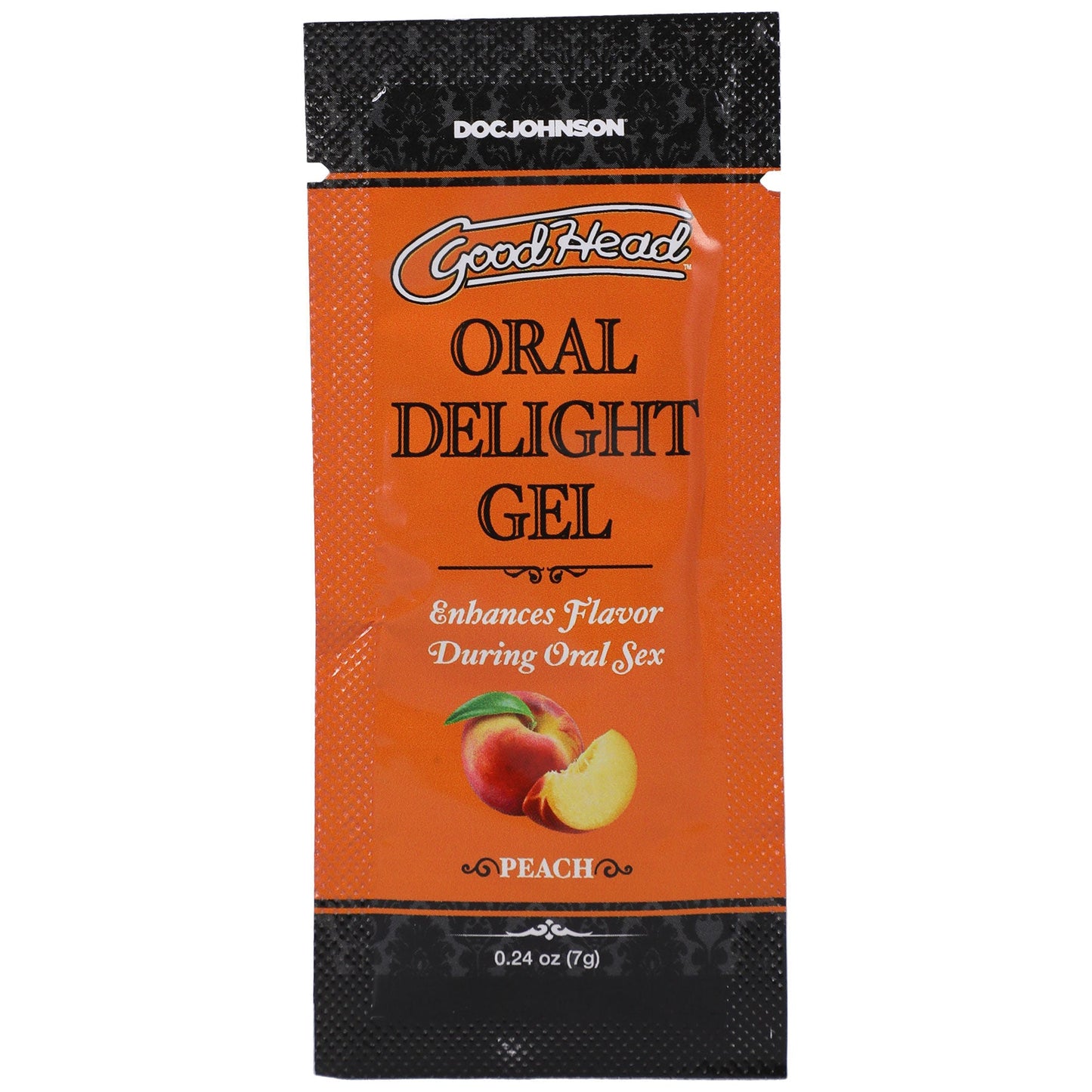 Goodhead Oral Delight Gel Peach – Single Use Oral Enhancer > Lube > Oral Gels & Sprays - Tophatter Daily Deals