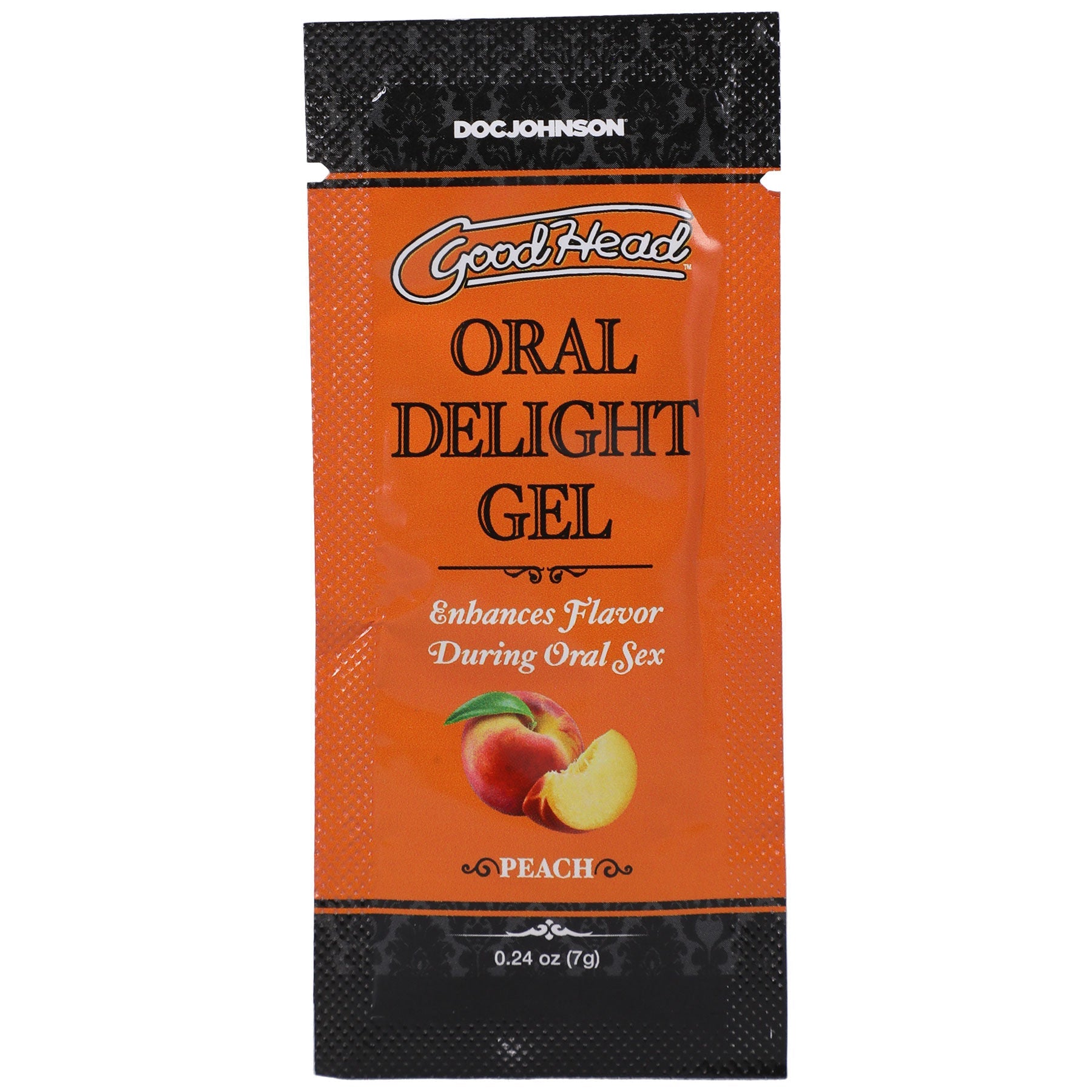 Goodhead Oral Delight Gel Peach – Single Use Oral Enhancer > Lube > Oral Gels & Sprays - Tophatter Daily Deals