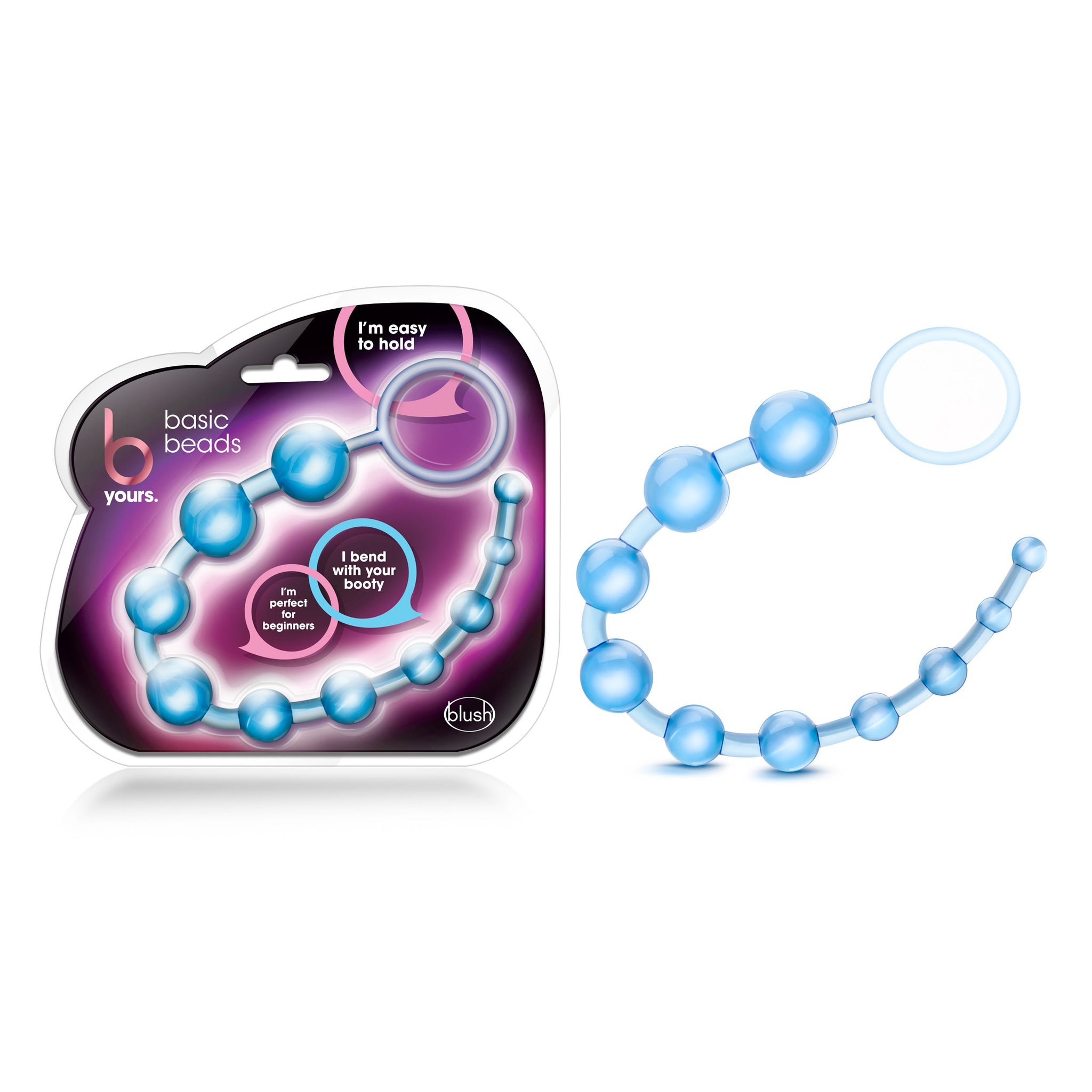 B Yours Basic Beads Blue 10 Gradual Beads > Anal Range > Anal Beads - Tophatter Daily Deals