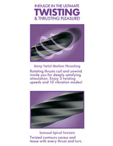Anal Fantasy Elite Twist Ecstasy – Spiral Sculpted Anal Plug > Anal Range > Vibrating Butt Plugs - Tophatter Daily Deals