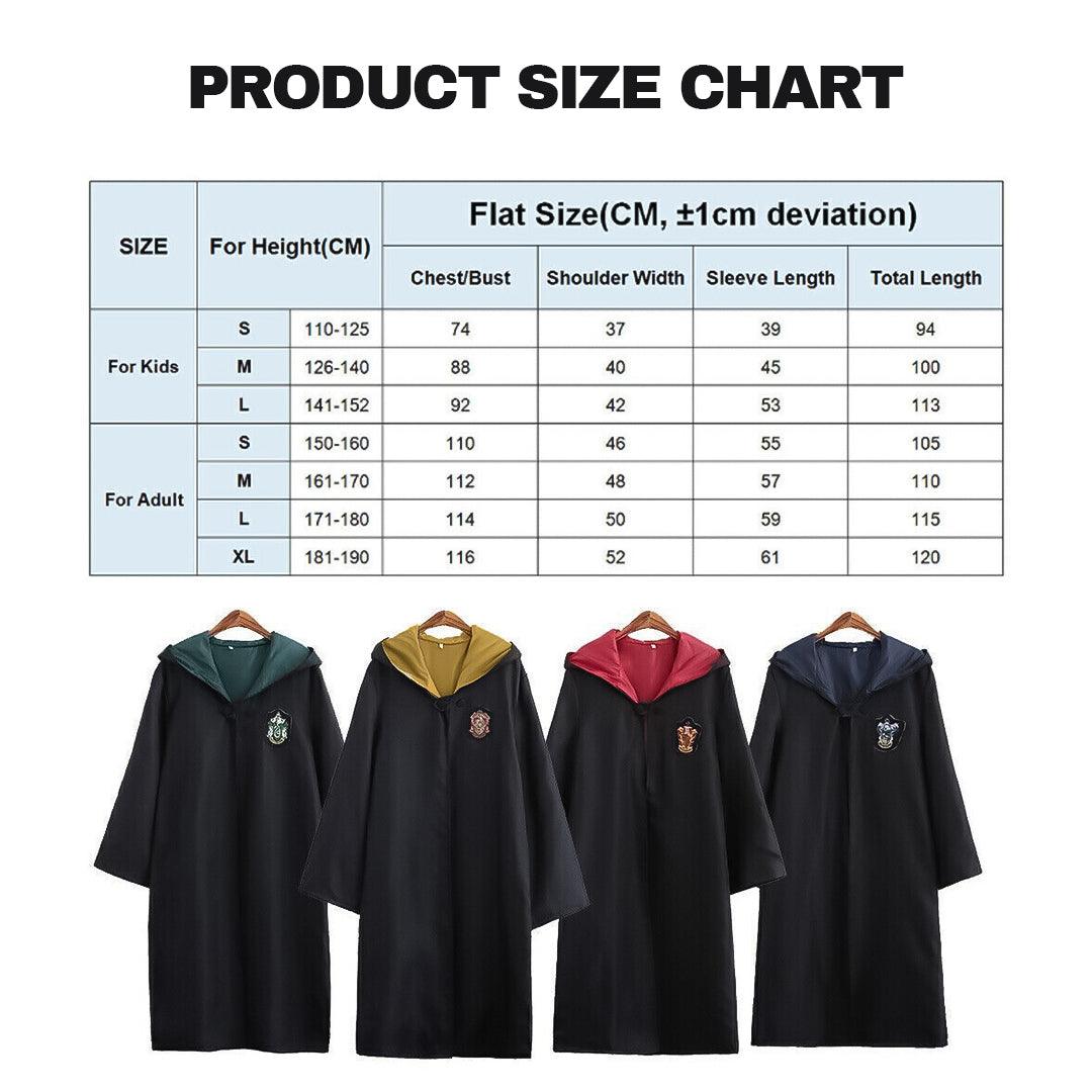 Harry Potter Costumes - Harry Potter Gryffindor Ravenclaw Slytherin Robe Cloak Tie Costume Wand Scarf Apparel & Accessories - Tophatter Daily Deals