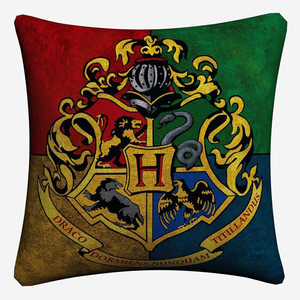 Harry Potter Cushion Covers - Throw Pillow Case Cover Sofa Car Home Office Decor Gift UK Hogwarts Festive & Franchise - Tophatter Daily Deals