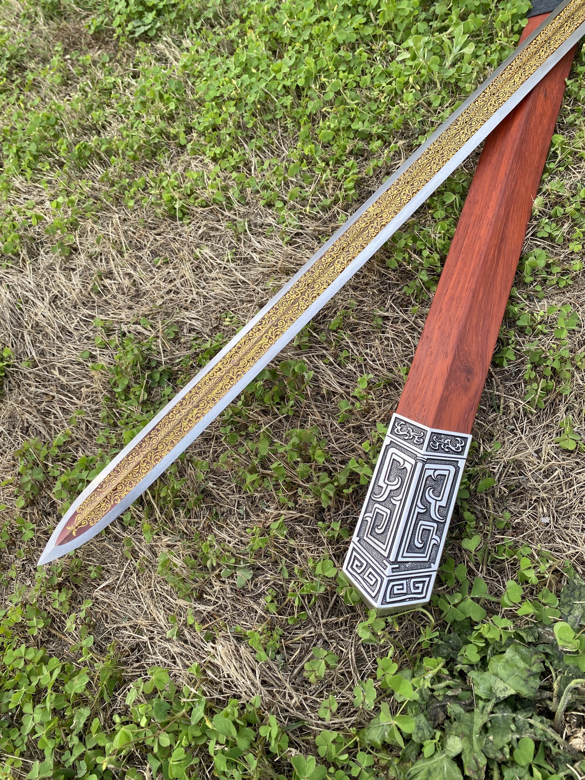 Chinese Ancient Life-size Holy Flame Han Sword Replica - Tophatter Daily Deals