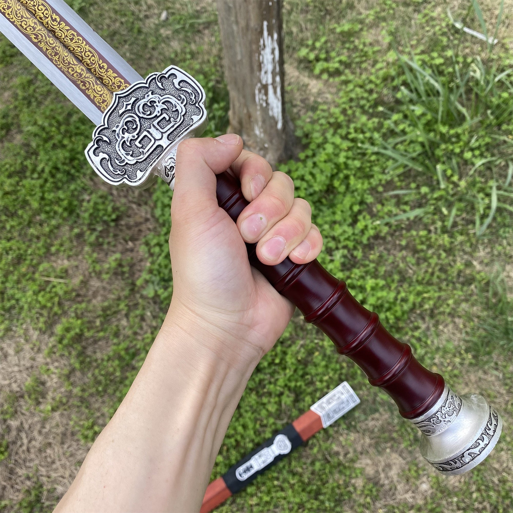 Chinese Ancient Life-size Holy Flame Han Sword Replica - Tophatter Daily Deals