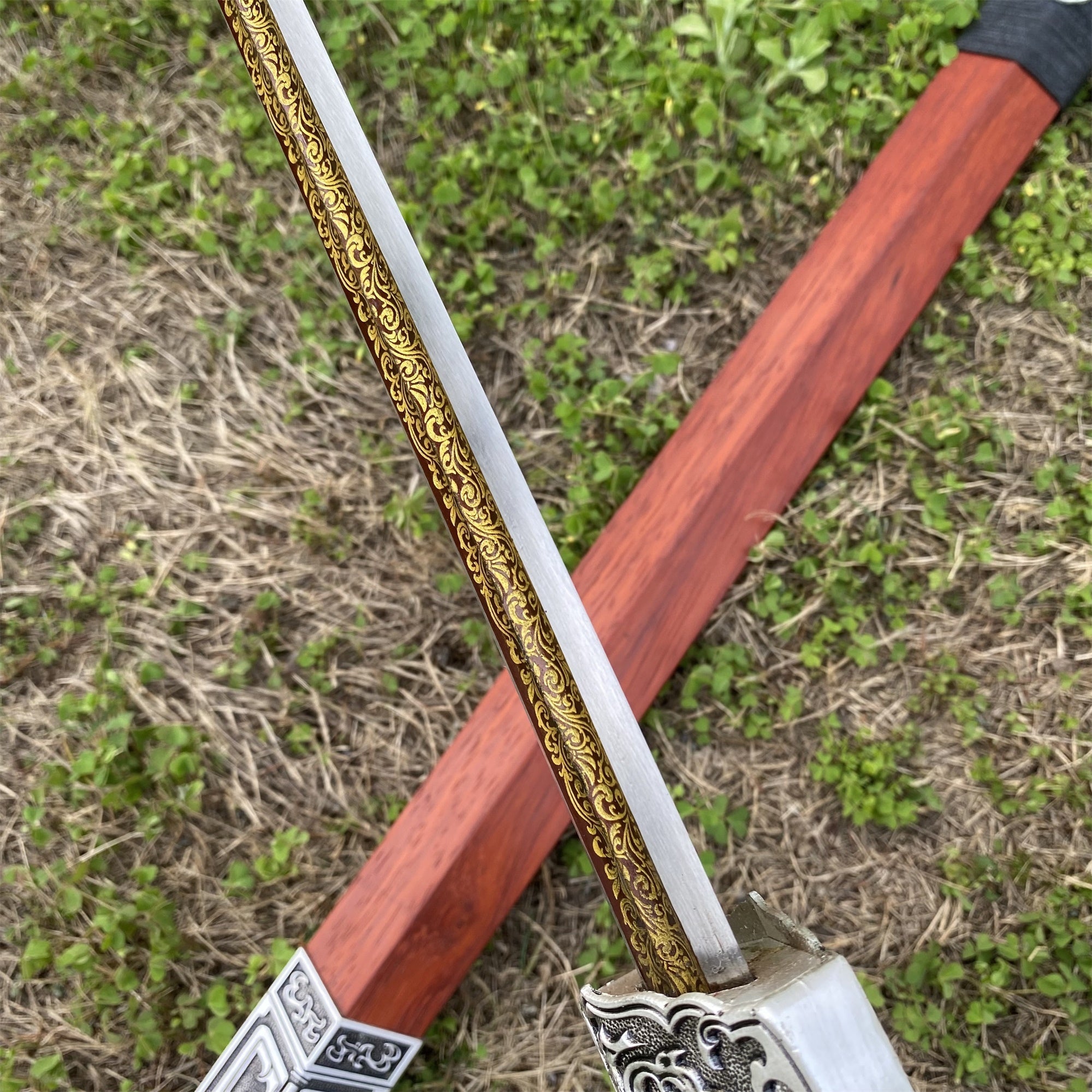 Chinese Ancient Life-size Holy Flame Han Sword Replica - Tophatter Daily Deals