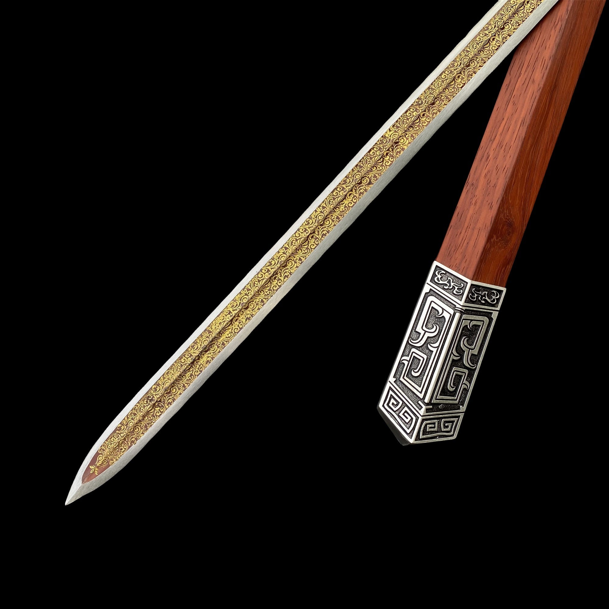 Chinese Ancient Life-size Holy Flame Han Sword Replica - Tophatter Daily Deals