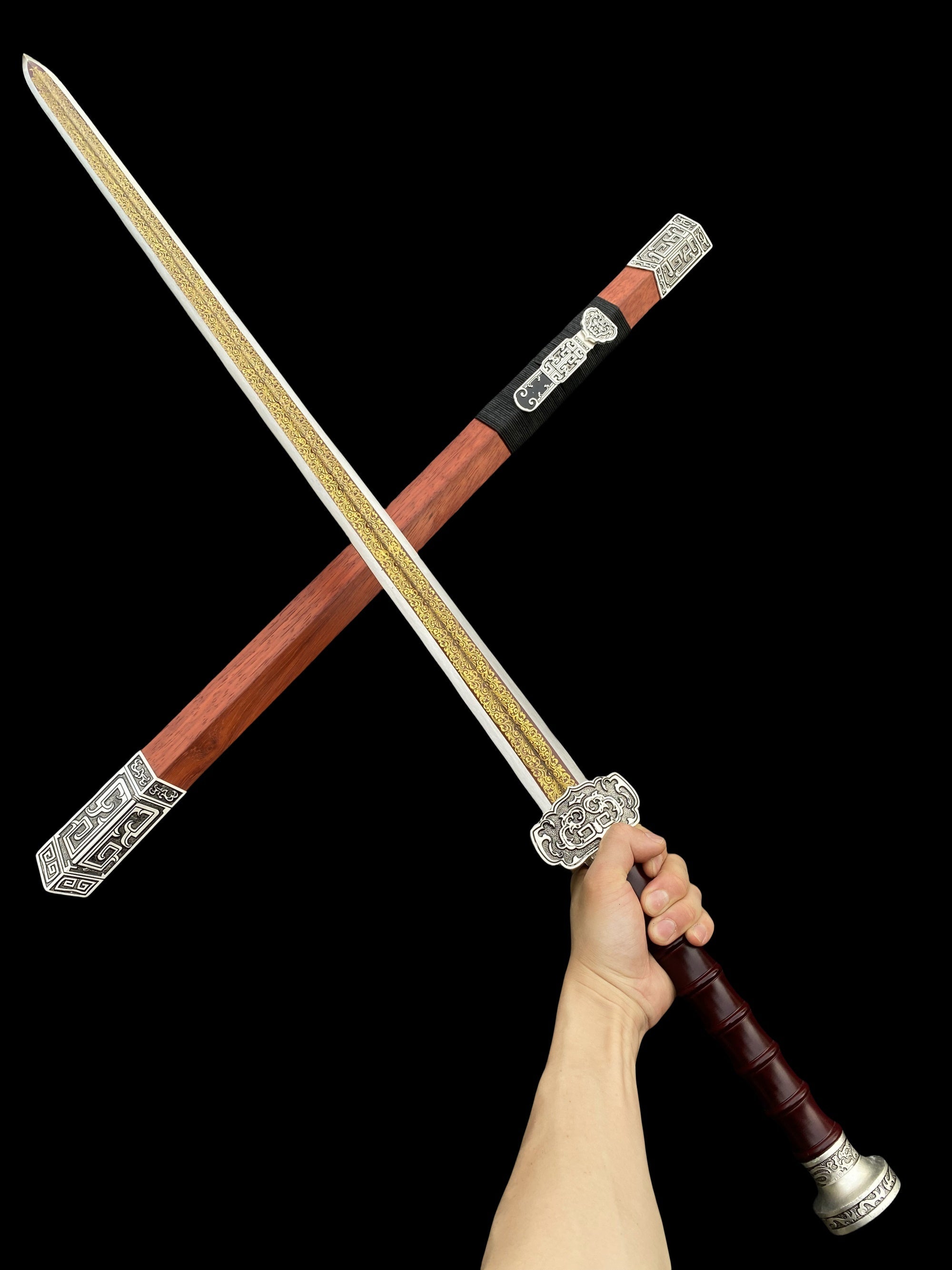 Chinese Ancient Life-size Holy Flame Han Sword Replica - Tophatter Daily Deals