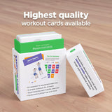 Home Workout Cards Deck for Women and Men - WorkoutLabs Exercise Cards: Bodyweight – Home Workout Cards Deck Exercise & Fitness - Tophatter Daily Deals