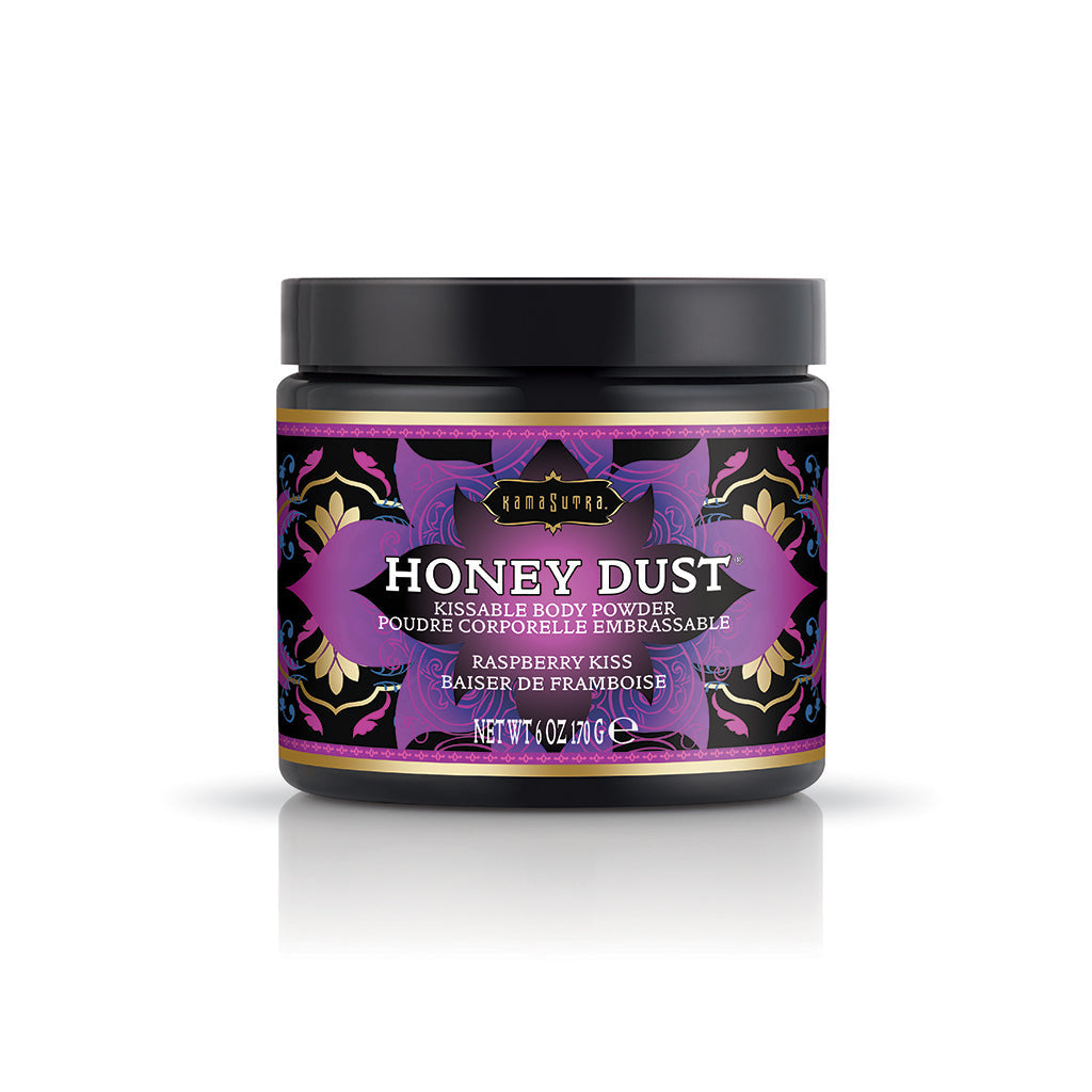 Honey Dust Body Powder (6oz) Raspberry Kiss Kissable Scented Body Powder - Tophatter Daily Deals