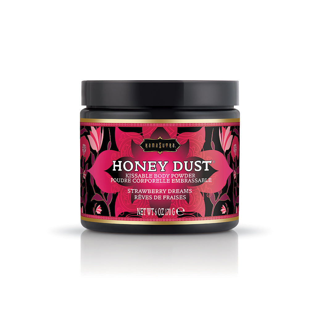 Honey Dust Body Powder (6oz) Strawberry Dreams Kissable Scented Body Powder - Tophatter Daily Deals