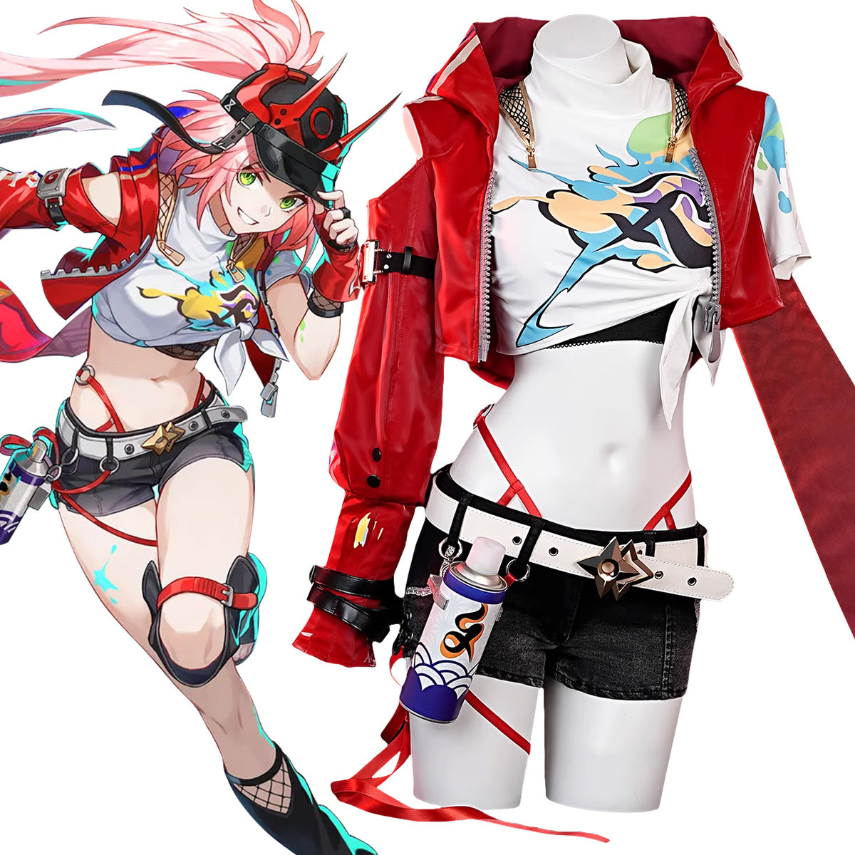 Honkai: Star Rail Rappa Cosplay Costume Costume - Tophatter Daily Deals