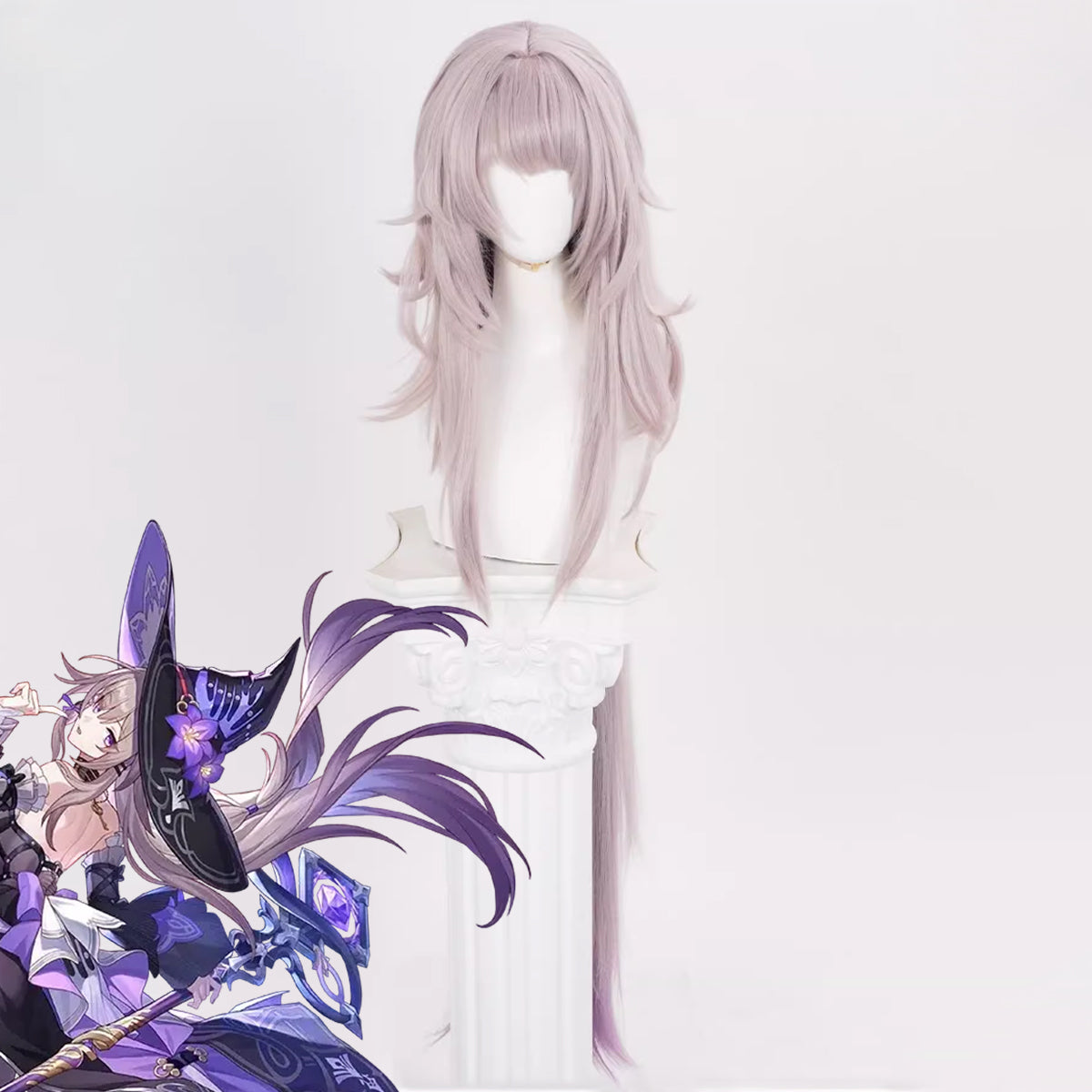 Honkai: Star Rail The Herta Herta Prime Purple Cosplay Wig Wig - Tophatter Daily Deals