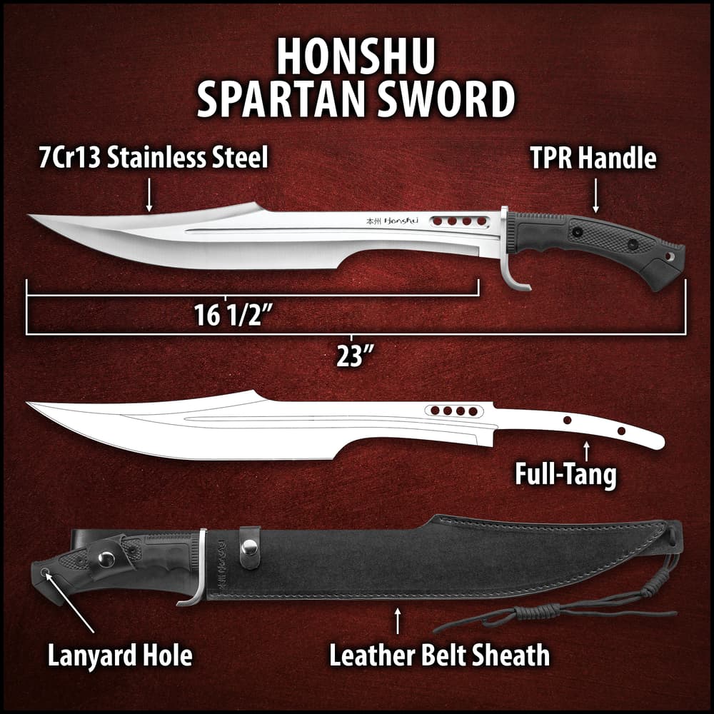 Honshu Spartan Sword - Tophatter Daily Deals