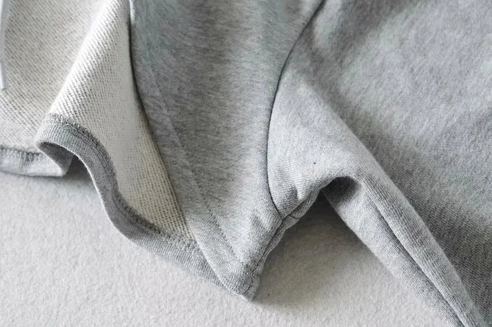 Hoodie Female Hoodie Personality Irregular Crop Ultra Short Style Long Sleeve Top Female Drop Shipping - Tophatter Daily Deals