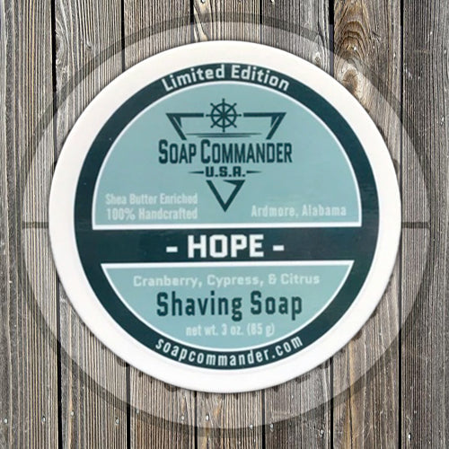 Soap Commander - Hope - Limited Edition - Shaving Soap - HOPE SS Shaving & Grooming - Tophatter Daily Deals