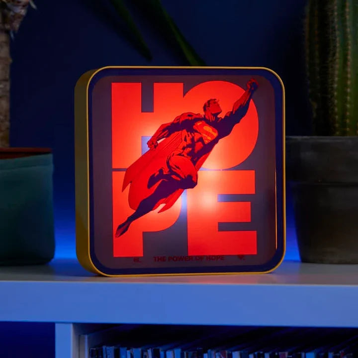 Superman: Superman Acrylic Desk Lamp / Wall Light Lamp - Tophatter Daily Deals