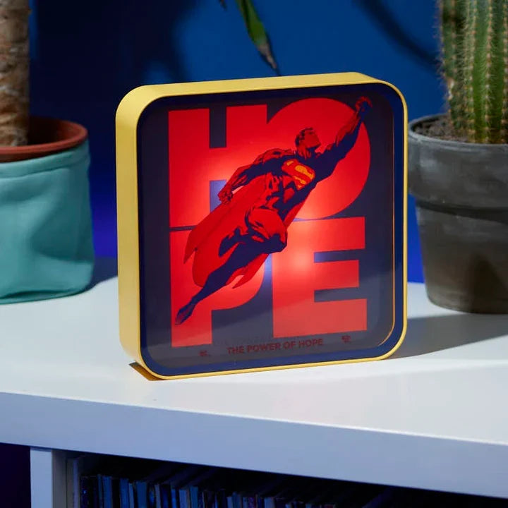 Superman: Superman Acrylic Desk Lamp / Wall Light Lamp - Tophatter Daily Deals