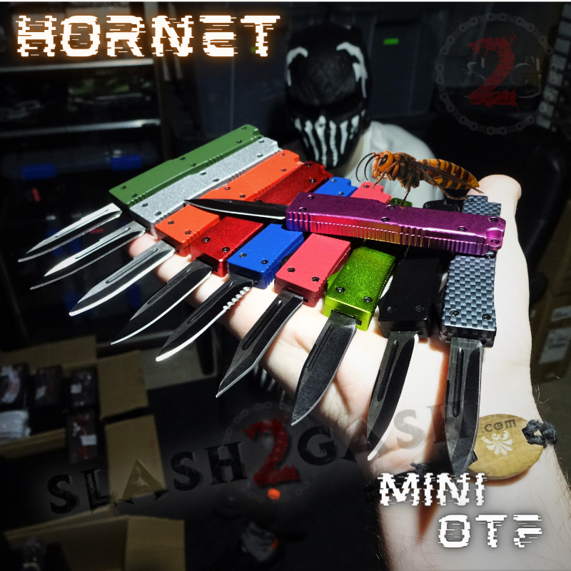 Hornet Mini OTF Knife Small Automatic Keychain Switchblade - Asst. colors Knife-OTF - Tophatter Daily Deals