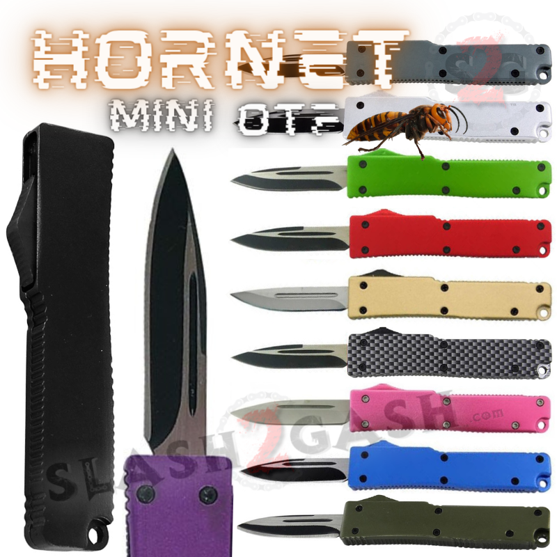 Hornet Mini OTF Knife Small Automatic Keychain Switchblade - Asst. colors Knife-OTF - Tophatter Daily Deals