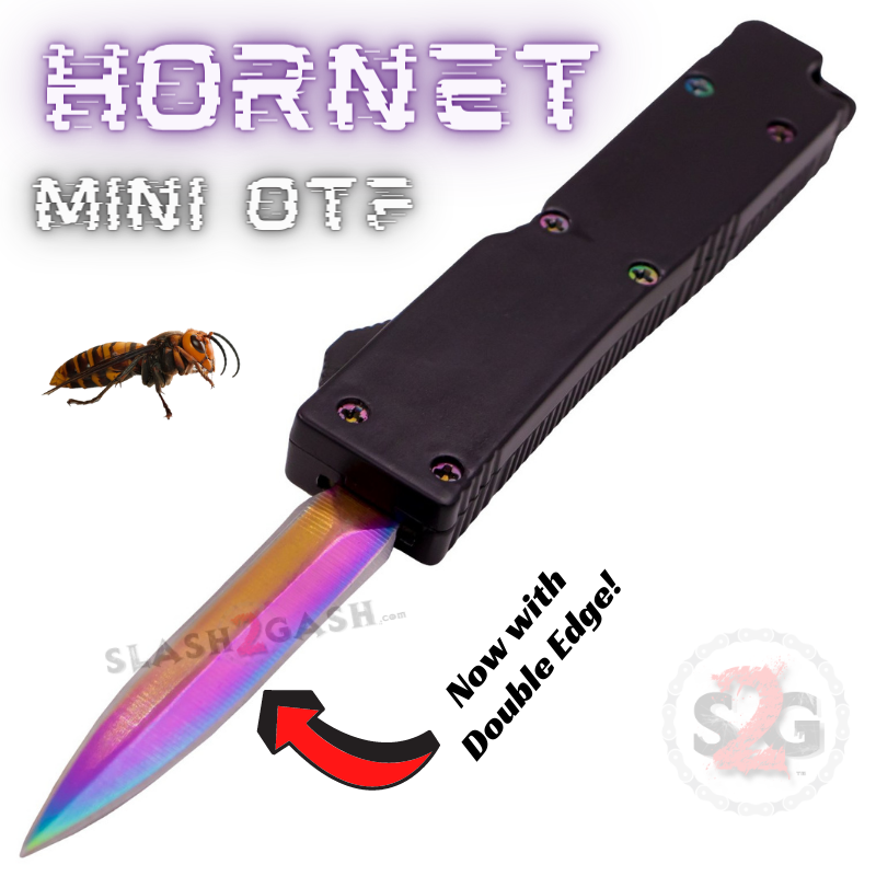 Hornet Mini OTF Knife Small Automatic Keychain Switchblade - Asst. colors Knife-OTF - Tophatter Daily Deals