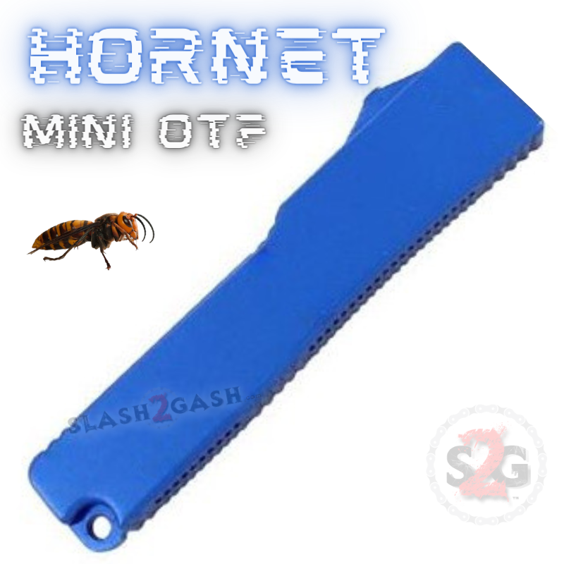 California Legal Mini OTF Dual Action Automatic Knife - Blue Hornet Knife-OTF - Tophatter Daily Deals