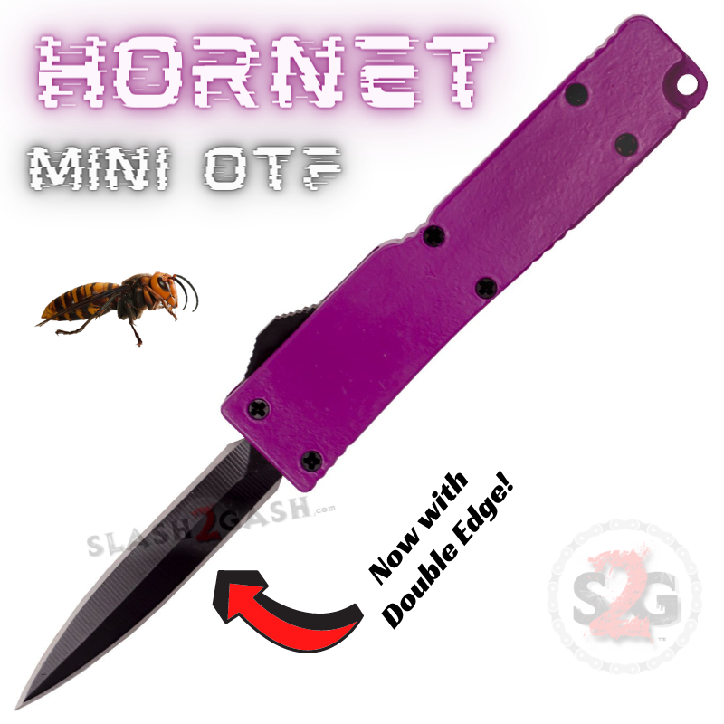 Hornet Mini OTF Knife Small Automatic Keychain Switchblade - Asst. colors Knife-OTF - Tophatter Daily Deals
