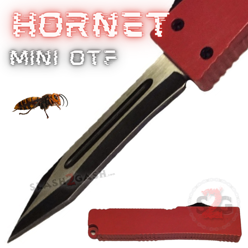 Hornet Mini OTF Knife Small Automatic Keychain Switchblade - Asst. colors Knife-OTF - Tophatter Daily Deals