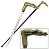 Horse Head Walking Cane Sword - TOPHATTER'S ARMORY DEALS Collectible Weapons - Tophatter Daily Deals